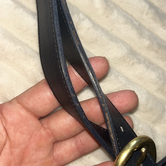 Coach Vintage Navy Leather Tote Bag 4157 - Picture 13 of 14